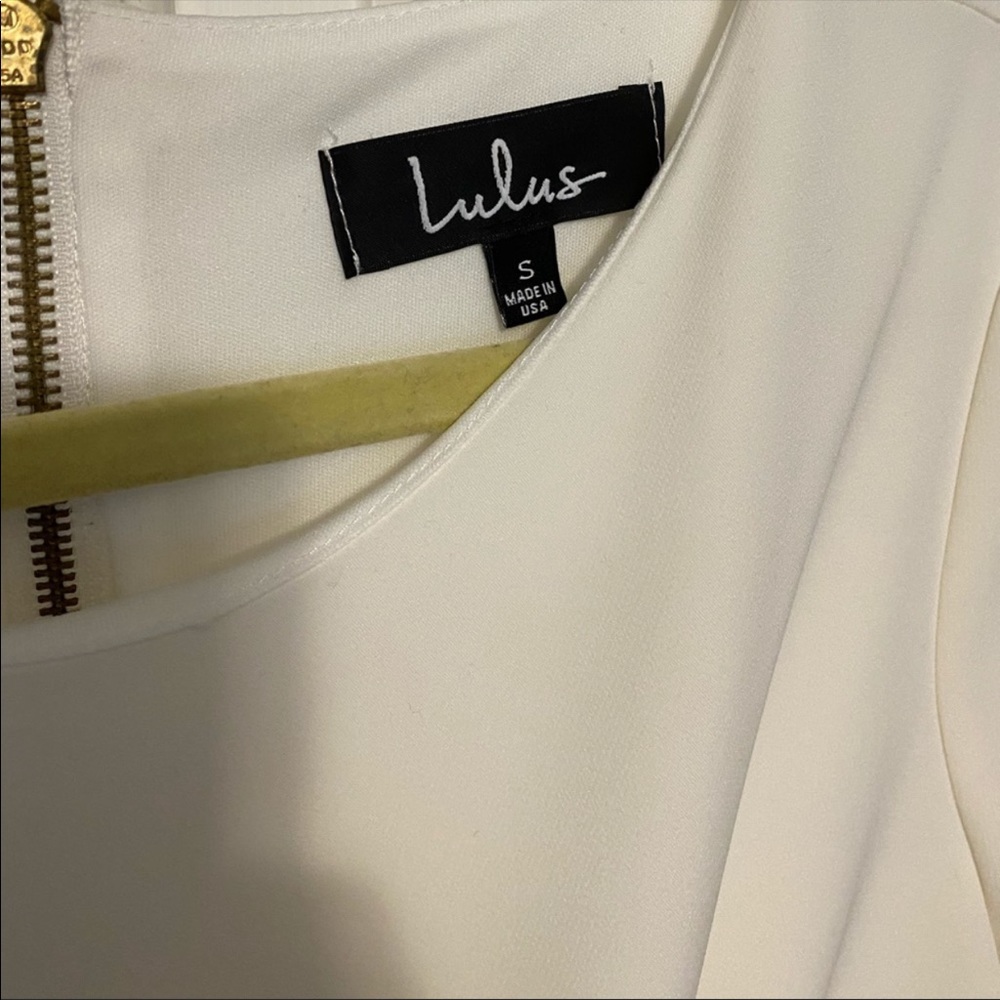 Lulu's Simple White Shift Mini Dress - Picture 8 of 10